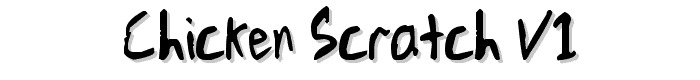 Chicken Scratch V1 font